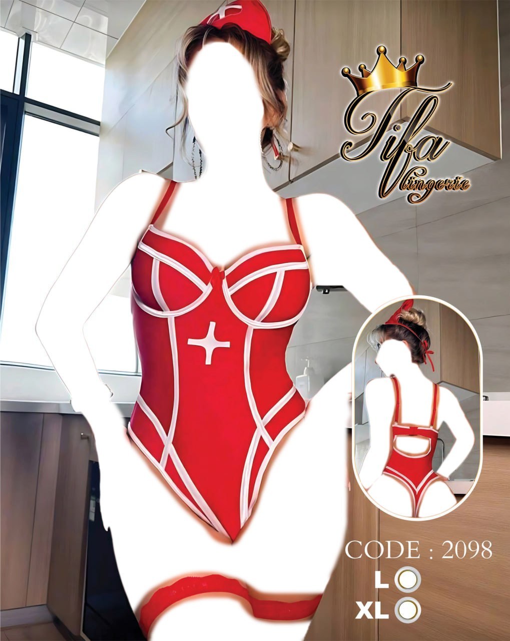 بادی زنانه پرستاری فنردار  2098